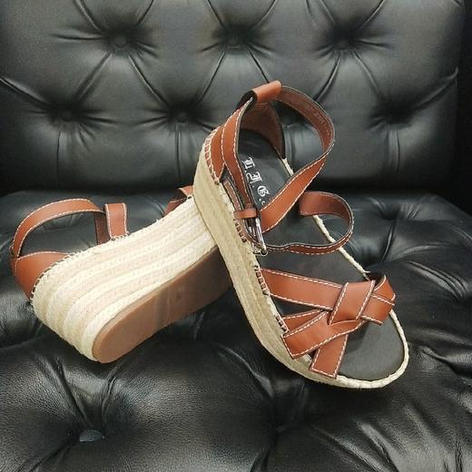 LFGJ 10501 中性复古松糕厚底凉鞋 商品图8