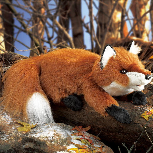 Folkmanis Puppets红狐狸玩具/2576玩偶毛绒玩具礼物 商品图1