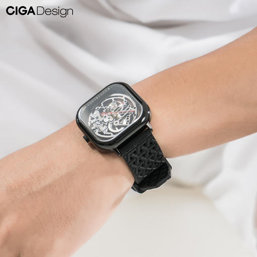 CIGA design玺佳品牌·定制专属镂空硅胶表带 商品图6
