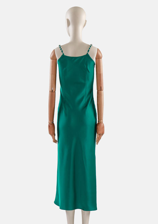 轻奢多珍珠装饰吊带连衣裙 商品图0