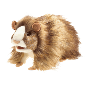 Folkmanis Puppets豚鼠玩具/3070玩偶毛绒玩具礼物