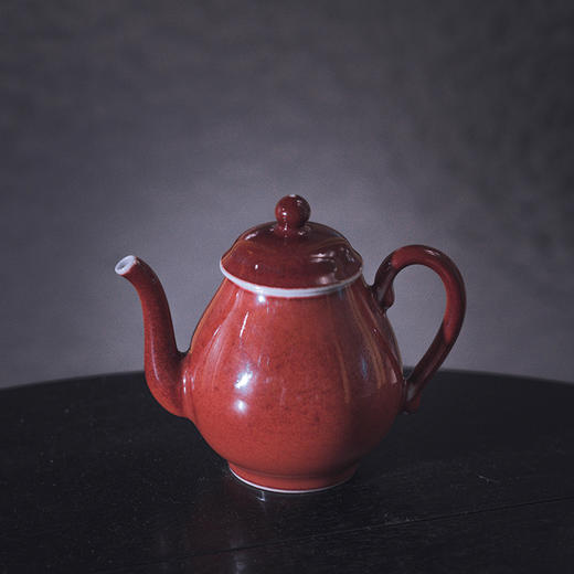 学古小鸿壶「霁红釉」 商品图0