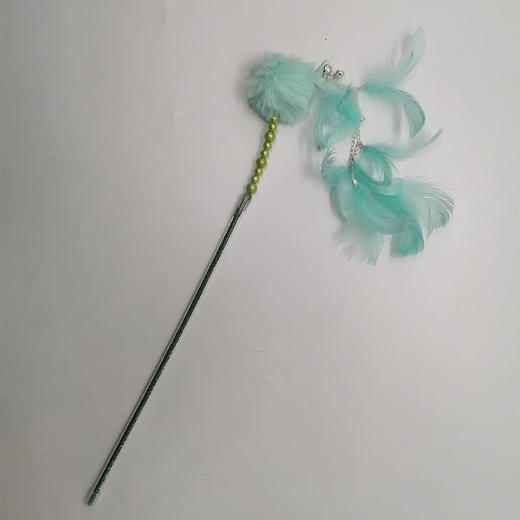 大抖音羽毛猫棒5种颜色混发猫咪玩具逗猫棒 商品图2