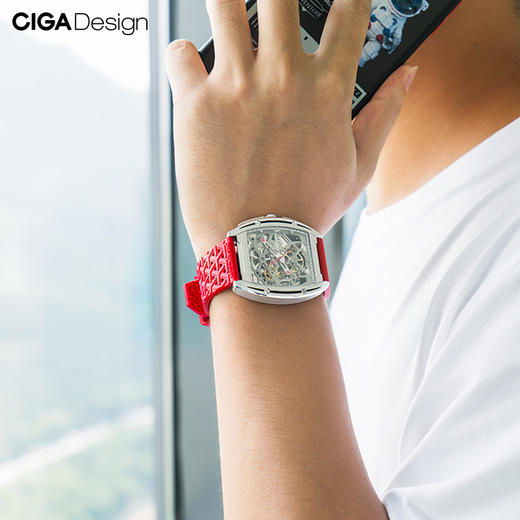 CIGA design玺佳品牌·定制专属镂空硅胶表带 商品图5