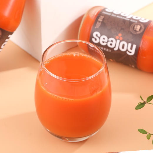 【100%胡萝卜沙棘果蔬汁】6瓶/12瓶/24瓶，胡萝卜汁+沙棘果汁+苹果汁 商品图0