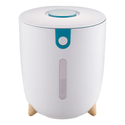 植酷圆形米桶家用20斤防虫防潮多功能装米缸10斤大米箱面粉收纳盒 商品图9