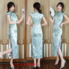 SKY  902619复古改良真丝桑蚕丝旗袍 商品缩略图2