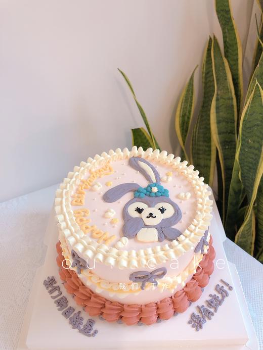 手绘星黛露兔子复古蛋糕-低糖处理无添加 商品图2