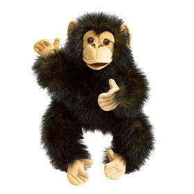 Folkmanis Puppets黑猩猩玩具/2877玩偶毛绒玩具礼物