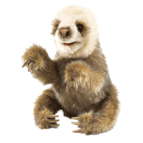 Folkmanis Puppets树懒玩具/2927玩偶毛绒玩具礼物