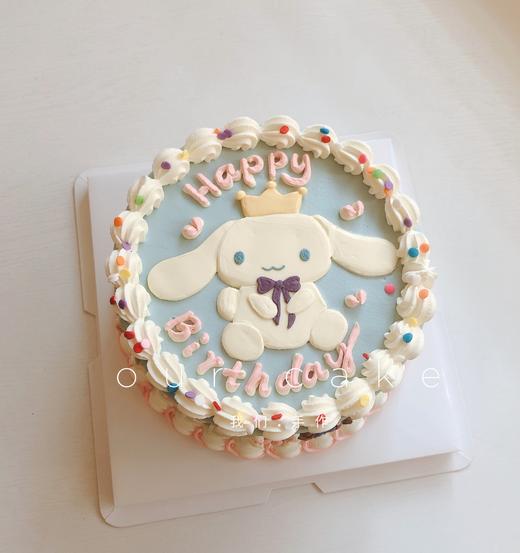 玉桂狗/大耳狗卡通复古手绘蛋糕-低糖处理无添加 商品图1