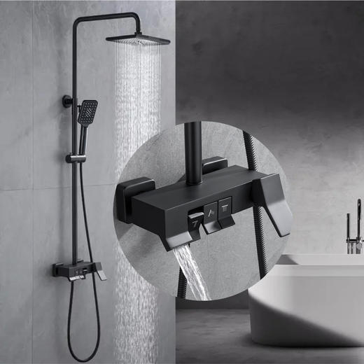 SQ：4007二代全铜钢琴雅黑-圆管 商品图0