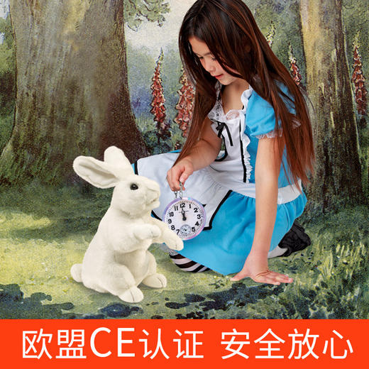 Folkmanis Puppets站姿白兔玩具/2868玩偶毛绒玩具礼物 商品图4