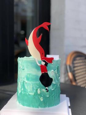 大鱼海棠主题翻糖蛋糕