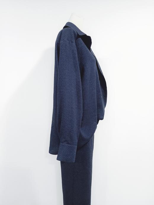 OFFiNG 宽门襟小提花廓形衬衫 商品图5