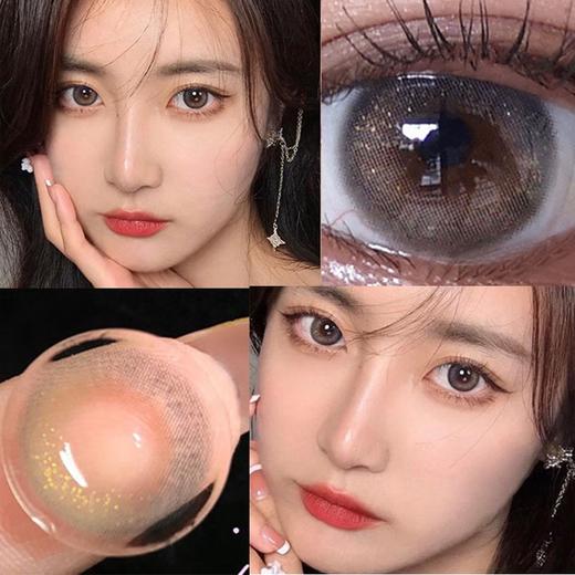 【新0-600度】星光月夜金粉~美瞳彩色近视隐形眼镜年抛 商品图4