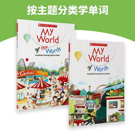 学乐儿童英语图解词典 我的英语词汇世界My World of Words英文原版英语单词书Scholastic小学英语词汇教材书 进口书籍 商品图3