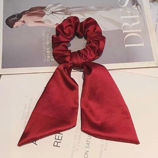 森系超仙蝴蝶结飘带头绳大肠发圈简约气质发绳网红ins 绑发头饰， 商品图6