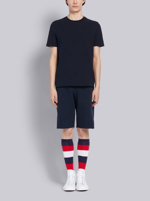 TB 侧边罗纹四条纹 珠地网眼棉 圆领短袖T恤 特惠 Z-6987 商品图7