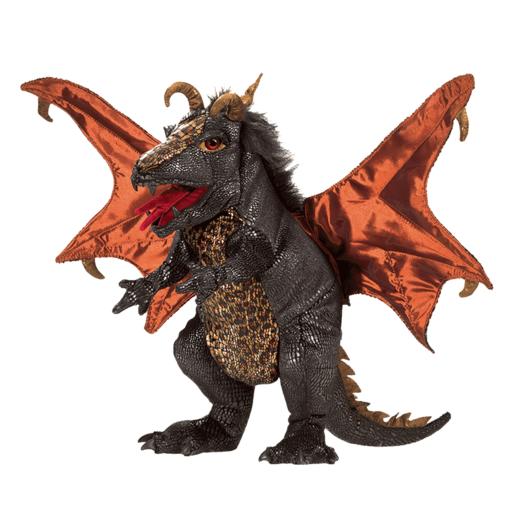 Folkmanis Puppets黑龙玩具/3069玩偶毛绒玩具礼物 商品图0