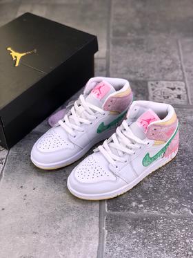 Air Jordan 1 Mid GS 粉冰淇淋