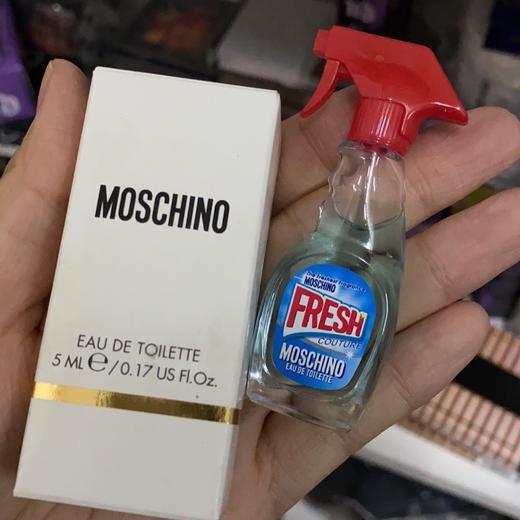 国内现货 Moschino 莫斯奇诺 Fresh Couture 迷你香水  粉色  清洁剂造型 5ml美国代购，无中文标签，介意慎拍 商品图4