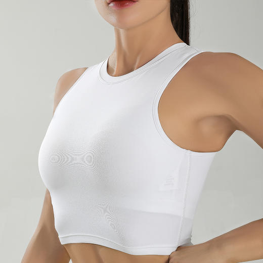 哈瓦塔气质短款时尚背心（含胸垫） 商品图3