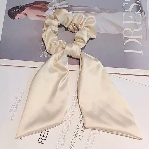 森系超仙蝴蝶结飘带头绳大肠发圈简约气质发绳网红ins 绑发头饰， 商品图5