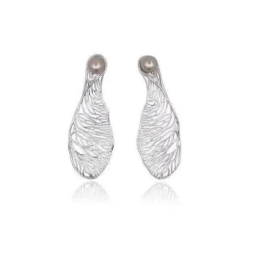 【Lens推荐】⻜行的种子-槭树 翅膀耳饰 商品图2