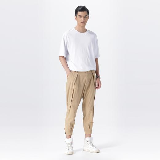 PINLI品立夏季新款男士直筒小脚休闲长裤百搭ins潮B212617364 商品图1