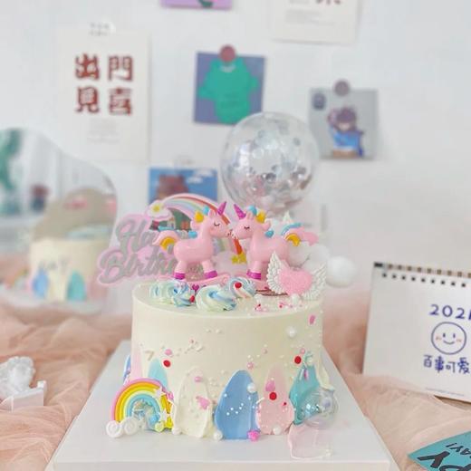 【独角兽蛋糕】-儿童款生日蛋糕-可可爱爱 商品图3