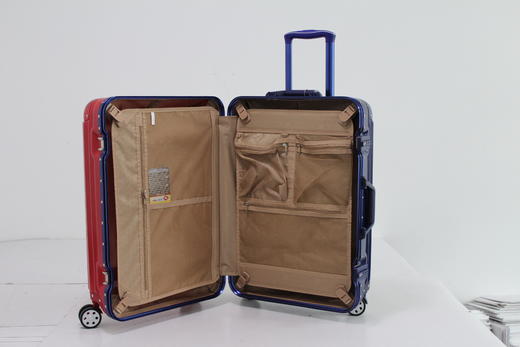 银座高档休闲铝框拉杆箱亮面28飞机轮24密码锁20A-1818K 商品图4