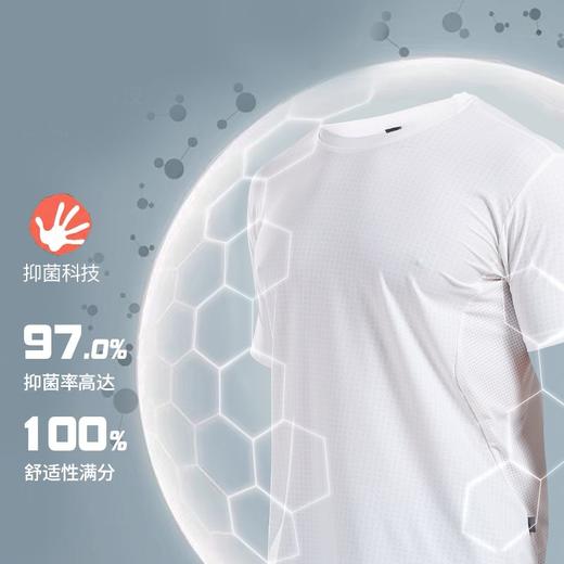 【吸湿排汗 轻薄透气不透肉 柔软亲肤】量橙V5科技拼接散热至冷短袖T恤 商品图4