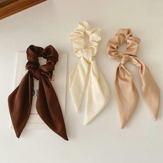 森系超仙蝴蝶结飘带头绳大肠发圈简约气质发绳网红ins 绑发头饰， 商品图3