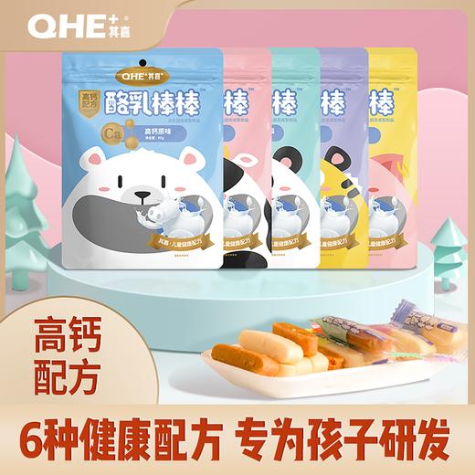 儿童健康零食酪乳棒棒5种口味奶条80g 商品图0