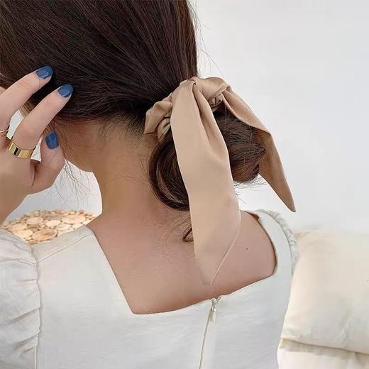 森系超仙蝴蝶结飘带头绳大肠发圈简约气质发绳网红ins 绑发头饰， 商品图9