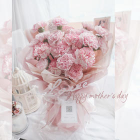 《陌上花开》-母亲节康乃馨花束