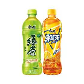 【红茶绿茶】 500ml*3瓶/5瓶  康师傅饮料组合