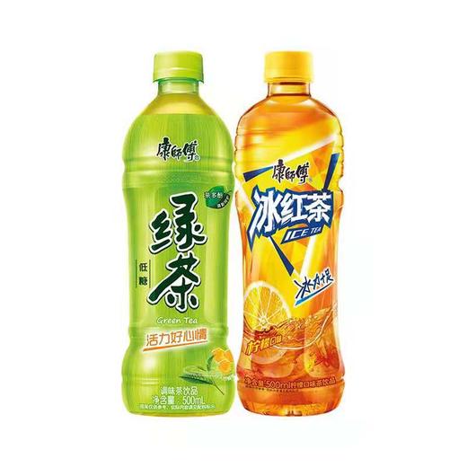 【红茶绿茶】 500ml*3瓶/5瓶  康师傅饮料组合 商品图0