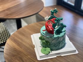 大鱼海棠主题翻糖奶油生日蛋糕