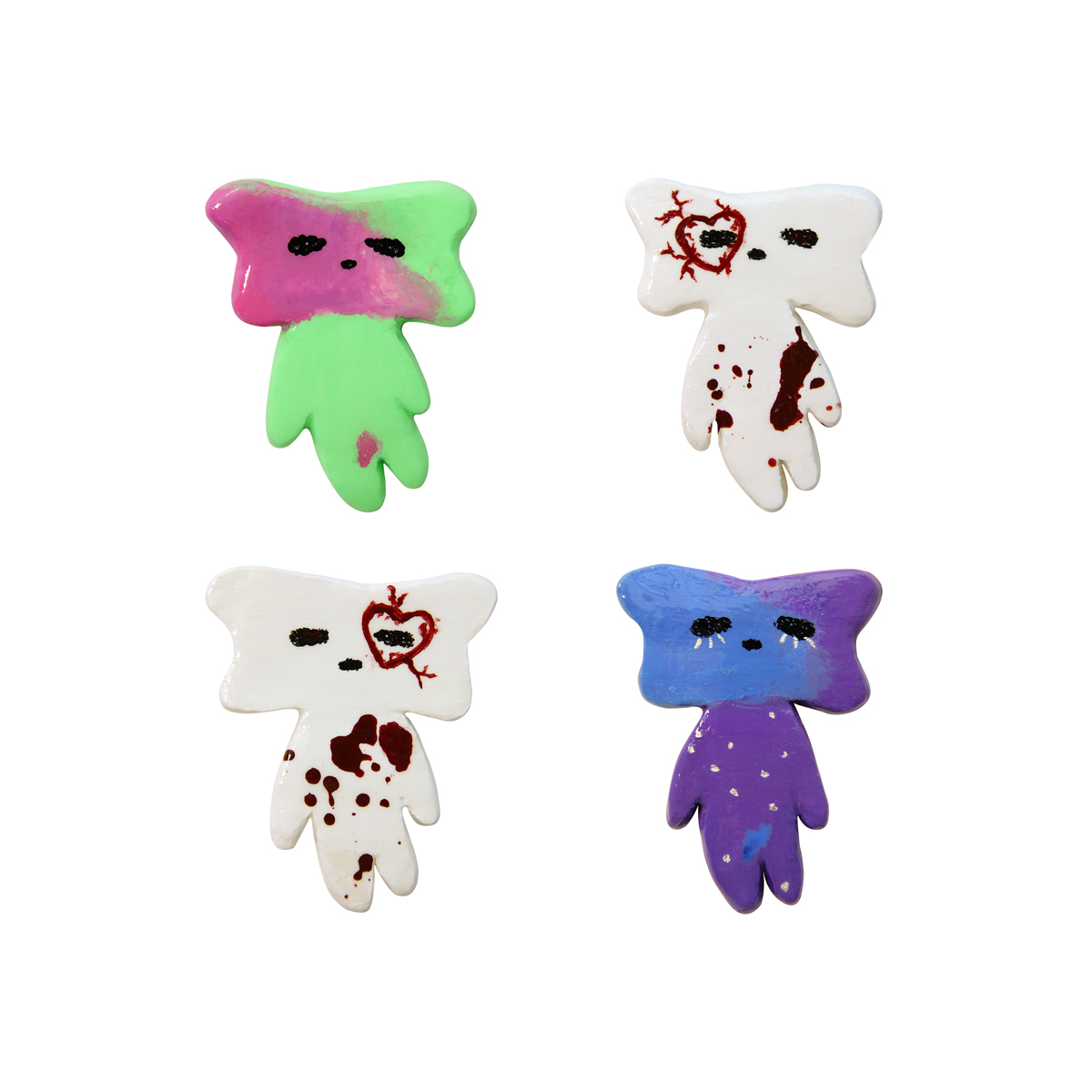 【市集】Puli Potch布力跑-手作卫生巾小人守护神-黏土胸针（三款可选）