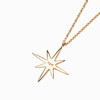 3606633229855 apm MONACO闪耀流星六芒星银镶晶项链锁骨链毛衣链女礼物 【氧化】 商品缩略图1