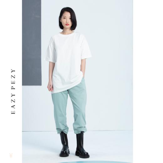 EAZYPEZY  早秋宽松薄款柔软纯棉圆领卫衣运动休闲时髦套装 商品图3