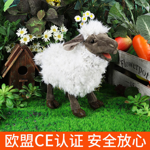 Folkmanis Puppets叫声绵羊玩具/3058玩偶毛绒玩具礼物 商品图3