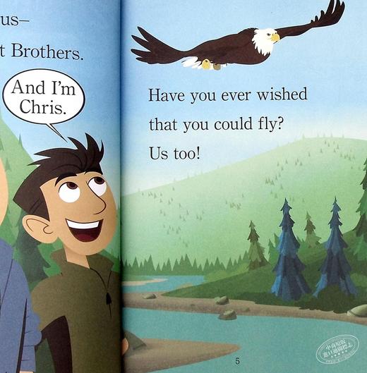 【中商原版】Step Into Reading2：Wild Fliers! - Dlx Sir 阅读进阶2级：动物兄弟野生动物 儿童科普 平装 英文原版 3-6岁 商品图4