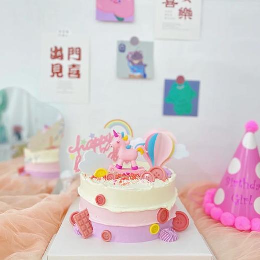 【独角兽蛋糕】-儿童款生日蛋糕-可可爱爱 商品图4