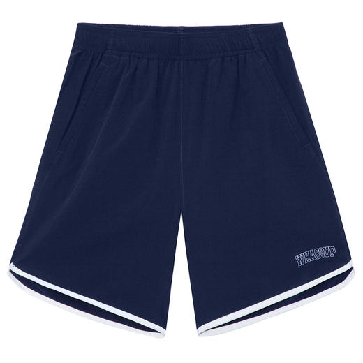 whassup圆弧白边短裤 商品图2