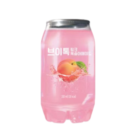 V Talk 碳酸饮料桃子味350ml 