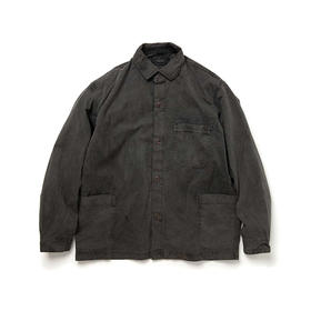 hobo SHIRT JACKET 日本职人制 咖啡染 炭染工装衬衫夹克外套