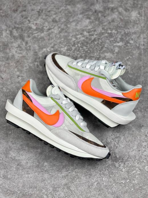 SACAI联名 × LDV Waffle重叠设计前卫华夫变形休闲慢跑鞋 sacai 商品图0